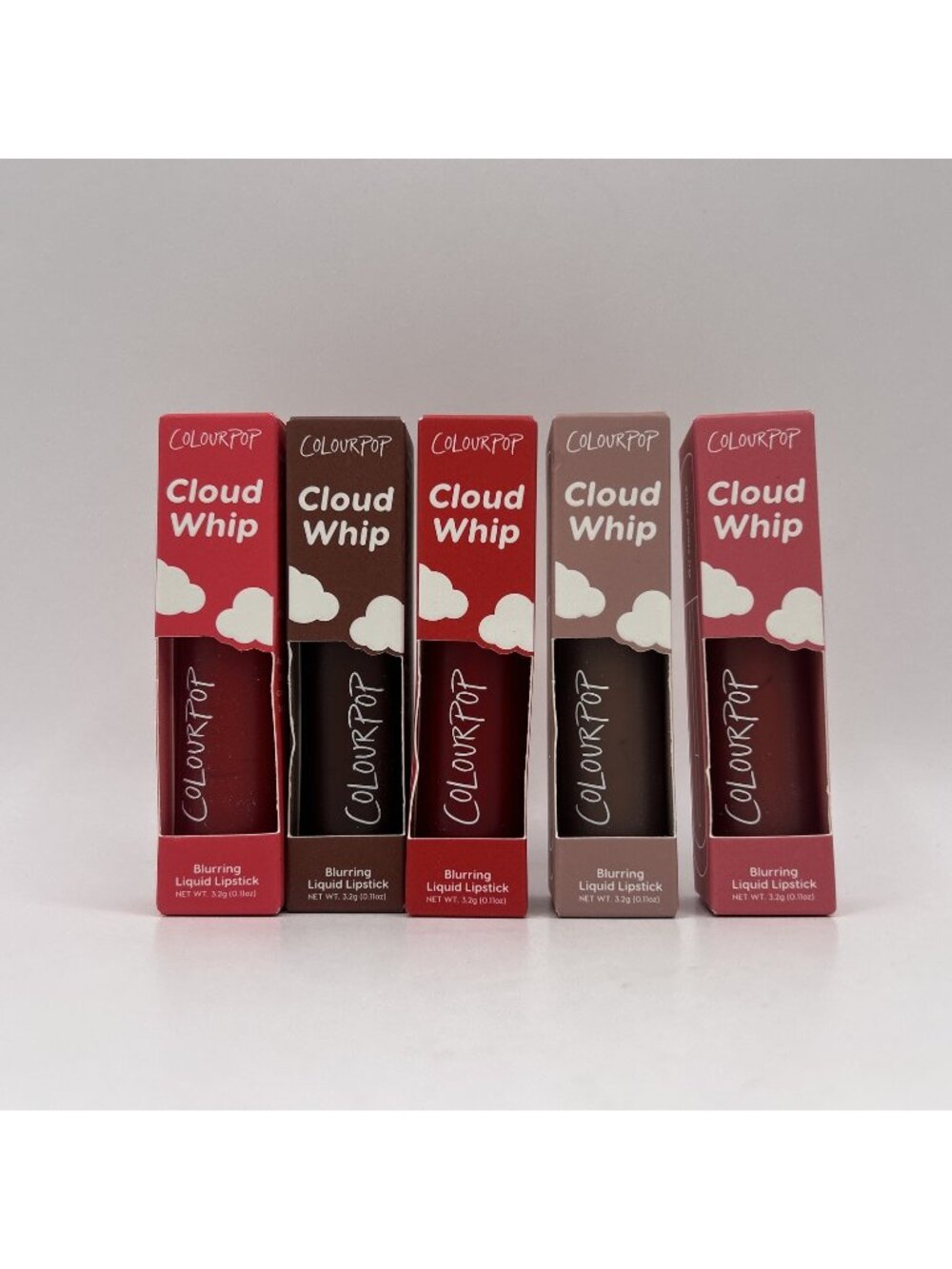 ColourPop Cloud Whip Blurring Liquid Lipstick Lot of 5 New Pink Red Brown Lip